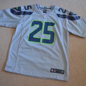 Grey Richard Sherman 25 Seahawks Jersey
